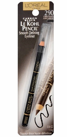 L'oreal Le Kohl Pencil Smooth Defining Eyeliner- Carbon Black, 290 - ADDROS.COM