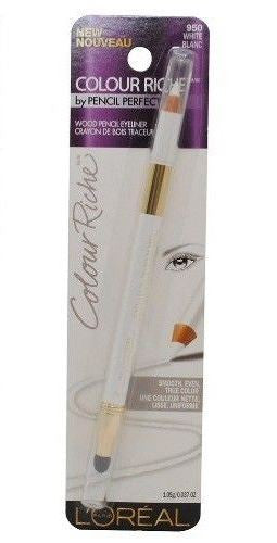 L'Oreal Colour Riche Wood Pencil Eyeliner # 950 White Rlanc - ADDROS.COM