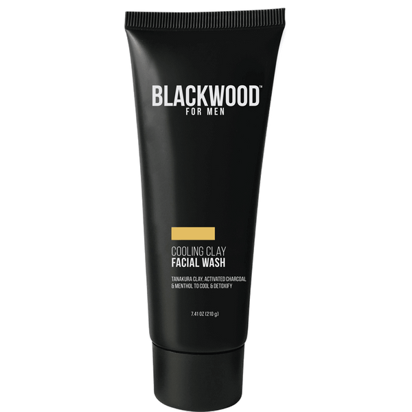 BLACKWOOD FOR MEN Cooling Clay Facial Wash, 7.41 Oz (210 g) - ADDROS.COM