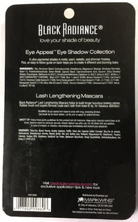 Black Radiance 8 Palette Eyeshadow Downtown Browns & Mascara Instant Eye Appeal 8026 - ADDROS.COM