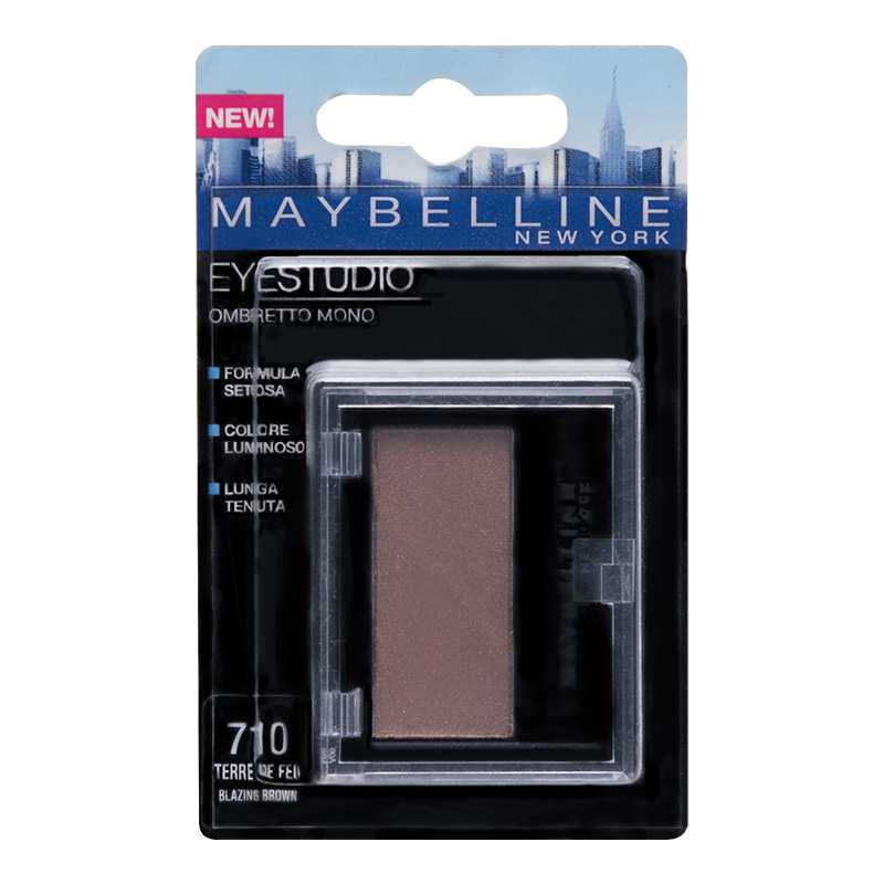 Maybelline EyeStudio Mono Eye Shadow, Blazing Brown 710 - ADDROS.COM