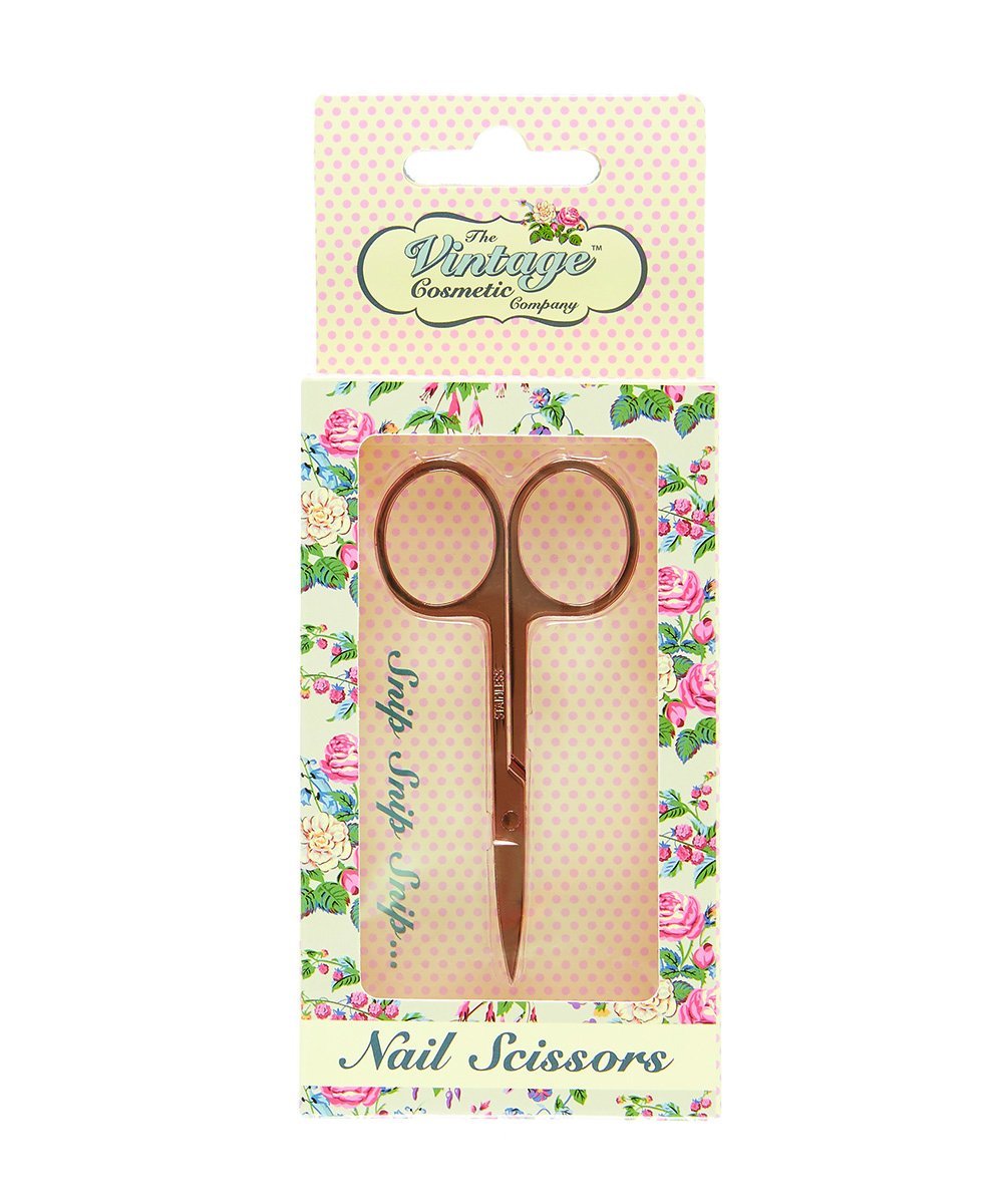 The Vintage Cosmetic Company Scissors, Rose Gold - ADDROS.COM