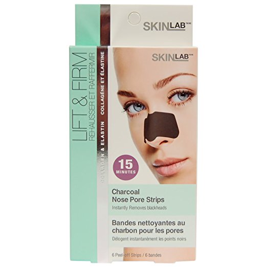SKINLAB Charcoal Nose Pore Strips (6 Strips) - ADDROS.COM