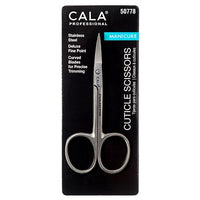 CALA PROFESSIONAL Stainless Steel Cuticle Scissors (50778) - ADDROS.COM