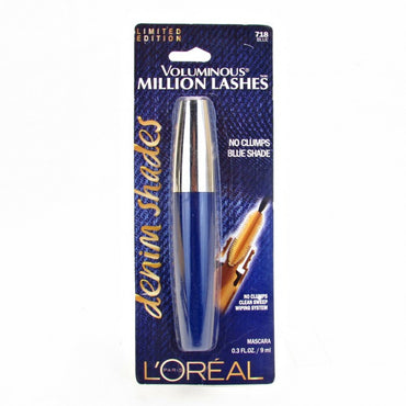 L'OREAL PARIS Voluminous Million Lashes Denim Shades Mascara (Limited Edition) - 718 Blue - ADDROS.COM