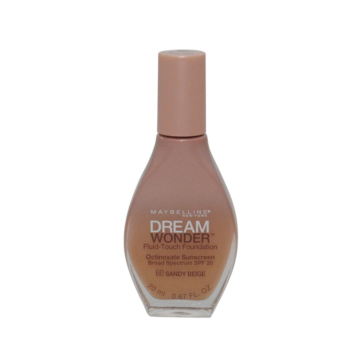 Maybelline Dream Wonder Fluid-Touch Foundation, Sandy Beige 60 - ADDROS.COM