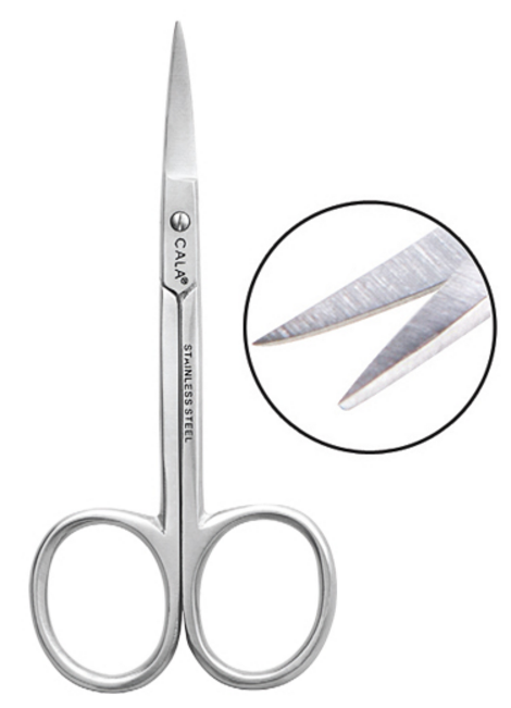 CALA PROFESSIONAL Stainless Steel Cuticle Scissors (50778) - ADDROS.COM