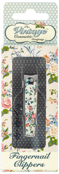 The Vintage Cosmetic Company - Floral Fingernail Clippers - ADDROS.COM