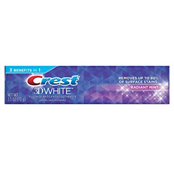 Crest® 3D White Radiant Mint Toothpaste - ADDROS.COM