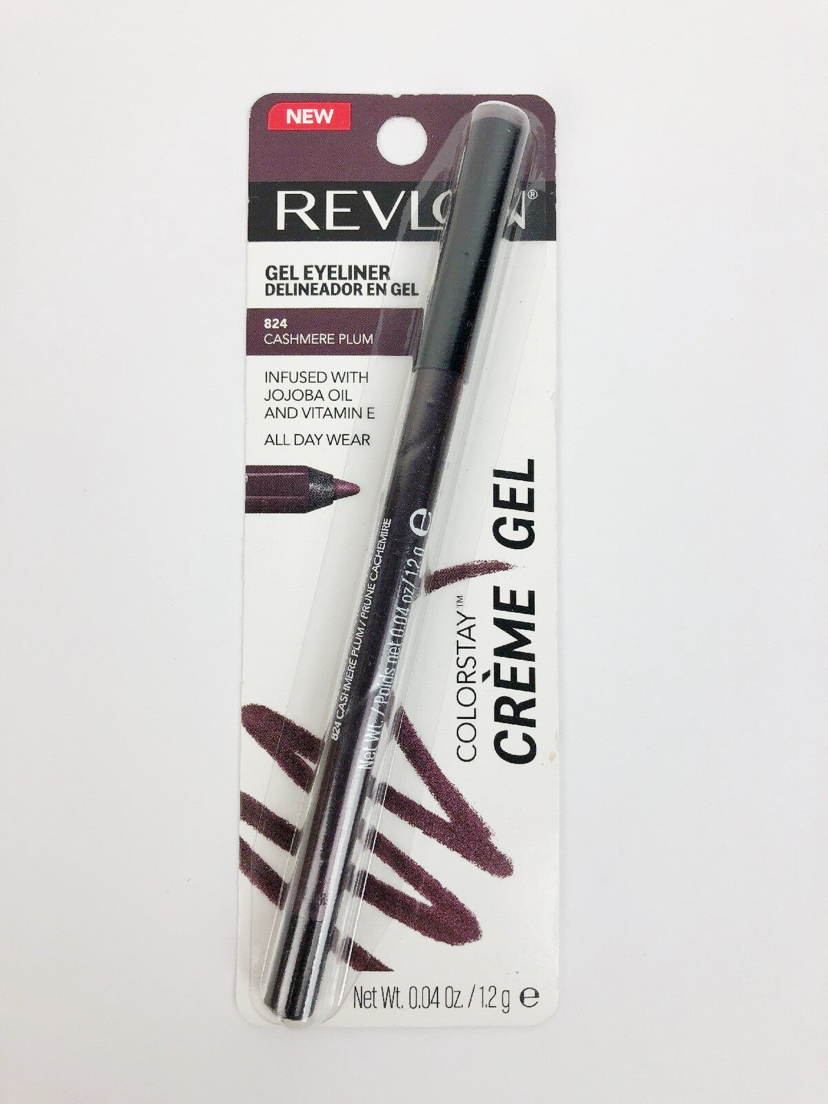 REVLON ColorStay Creme Gel Pencil, 824 Cashmere Plum - ADDROS.COM