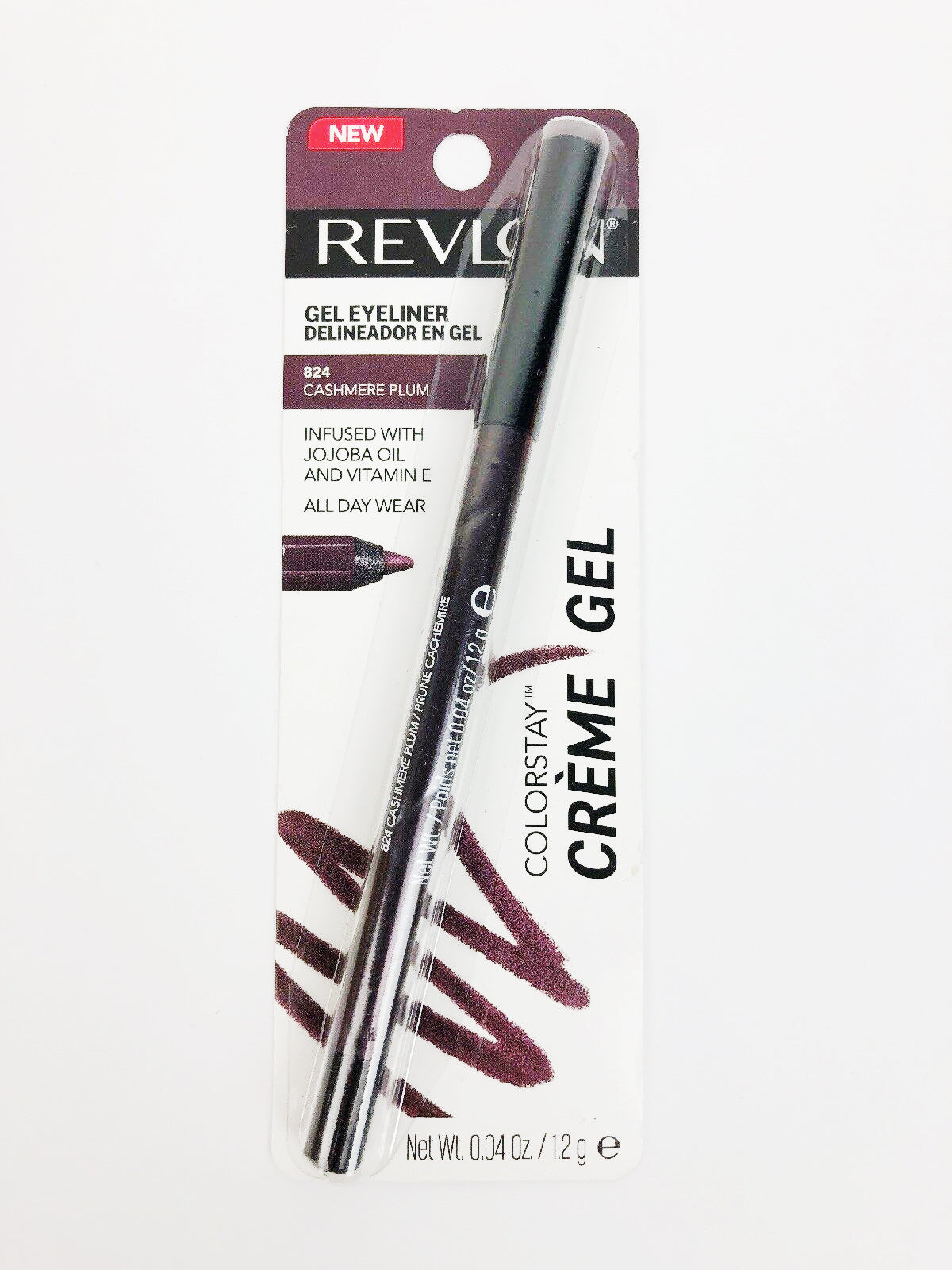 REVLON ColorStay Creme Gel Pencil, 824 Cashmere Plum - ADDROS.COM