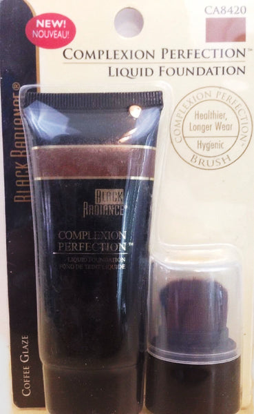 Black Radiance Complexion Perfection Liquid Foundation Coffee Glaze CA8420 - ADDROS.COM