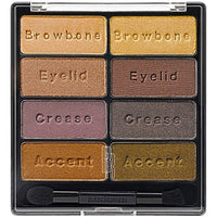 Black Radiance 8 Palette Eyeshadow Downtown Browns & Mascara Instant Eye Appeal 8026 - ADDROS.COM