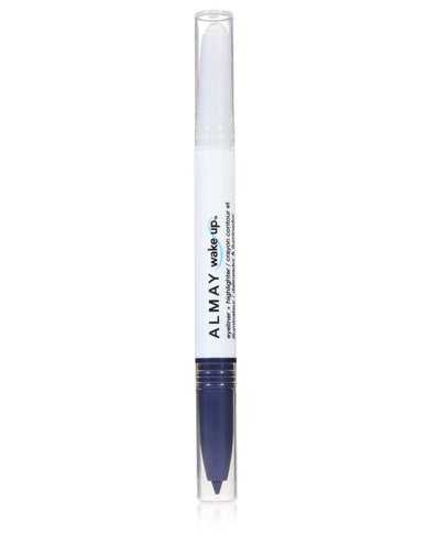 ALMAY Wake Up Eyeliner and Highlighter, Black Jolt/Iced Gold 010 - ADDROS.COM