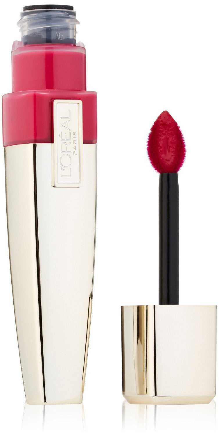 L'OREAL Paris Colour Riche Caresse Wet Shine Stain, 187 Pink Rebellion - ADDROS.COM