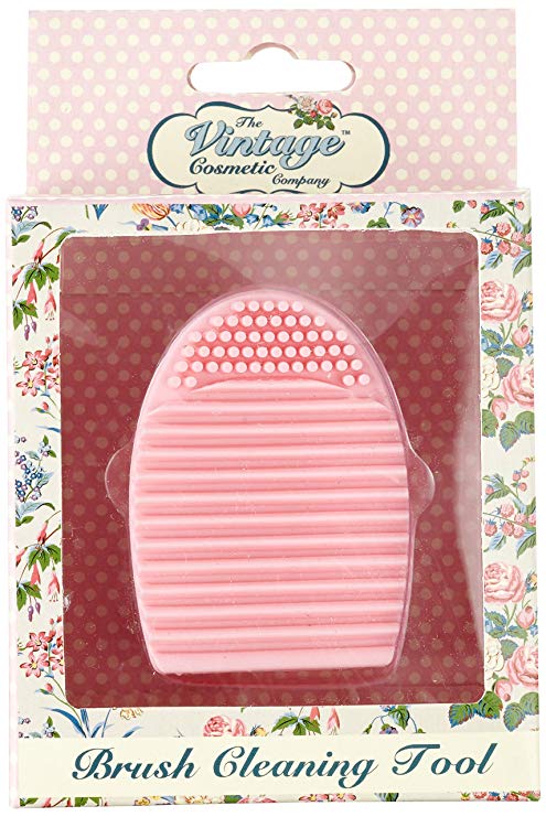 The Vintage Cosmetic Company Brush Cleaning Tool Pink - ADDROS.COM