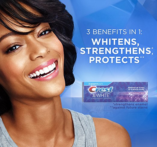 Crest® 3D White Radiant Mint Toothpaste - ADDROS.COM