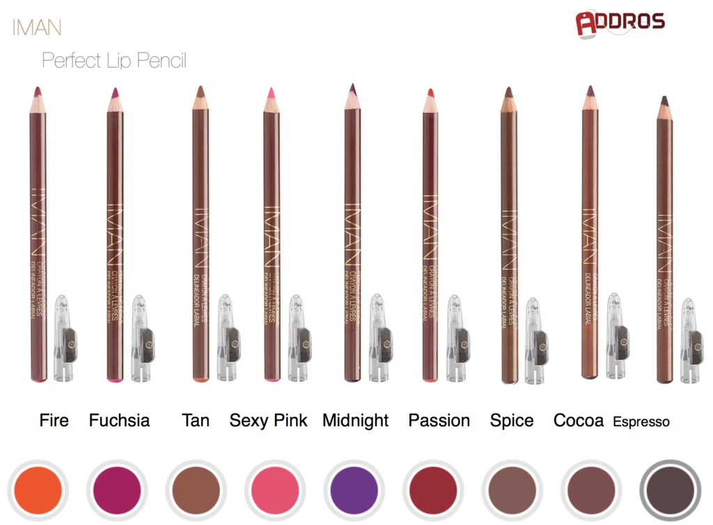 IMAN COSMETICS Perfect Lip Pencil, Sexy Pink - ADDROS.COM