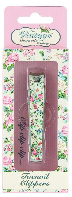 The Vintage Cosmetic Company, Floral Toenail Clippers - ADDROS.COM