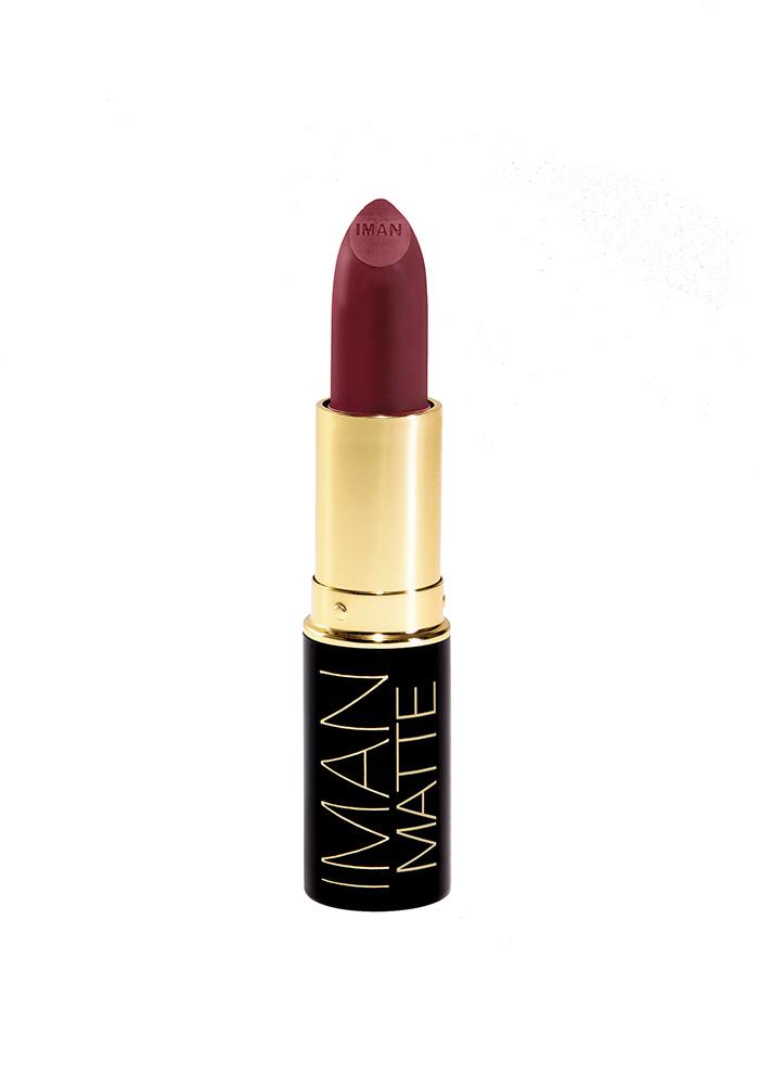 IMAN COSMETICS Luxury Matte Lipstick, Aphrodisiac - ADDROS.COM