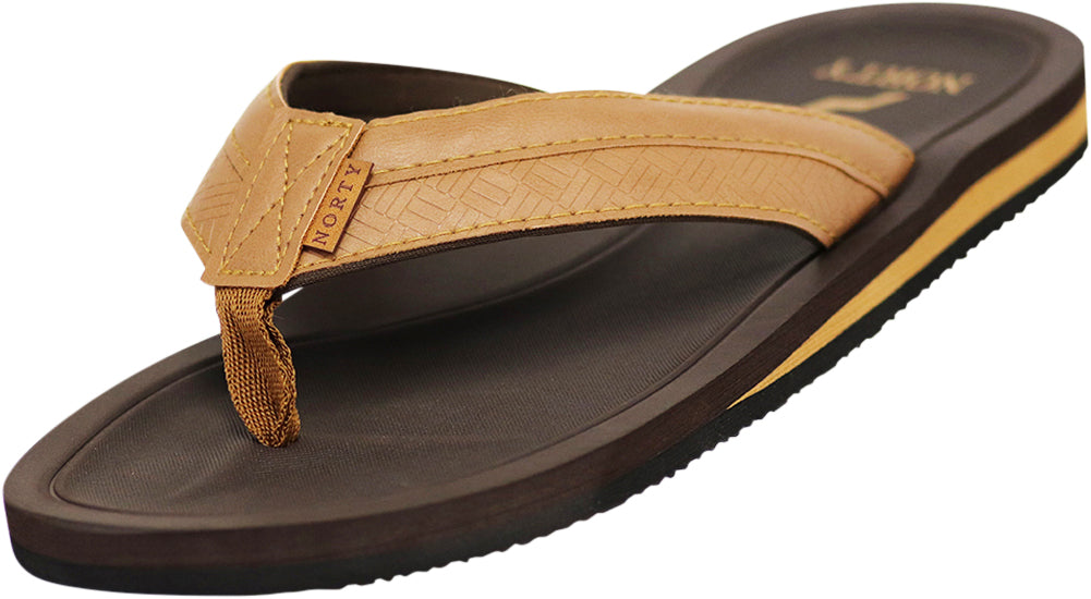 NORTY Men's Comfort Casual Arch Support Flip Flop Sandal (11170)