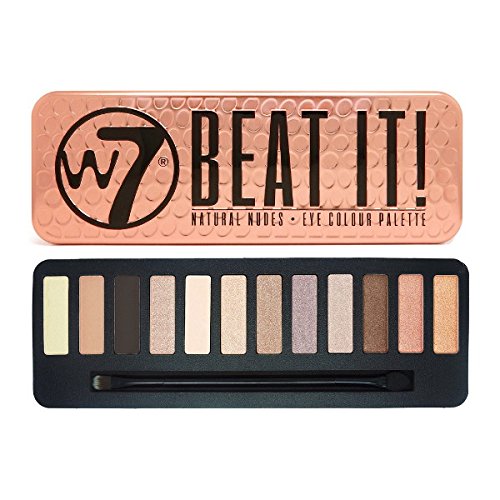 W7 COSMETICS, Beat It, Natural Nudes, 12 in 1 Eyeshadow Palette - ADDROS.COM