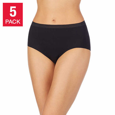 Felina Women's Stretchy Lace Low Rise Thong - Seamless Panties (6-Pack)  (Midnight Berry, S/M)