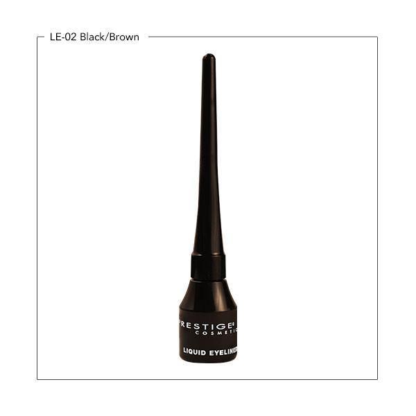 Prestige Cosmetics Liquid Eyeliner - Black/Brown - ADDROS.COM