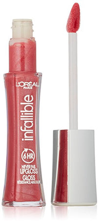 L'OREAL Paris Infallible 8 HR Pro Gloss, Bloom 125, 0.21 fl. oz - ADDROS.COM