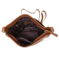Born “Izabel” Bucket Crossbody Handbag, Saddle - ADDROS.COM