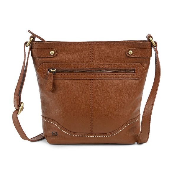 Born “Izabel” Bucket Crossbody Handbag, Saddle - ADDROS.COM