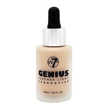 W7 Cosmetics Genius Feather Light Foundation - 1.05 Fl Oz (30 ml) - ADDROS.COM