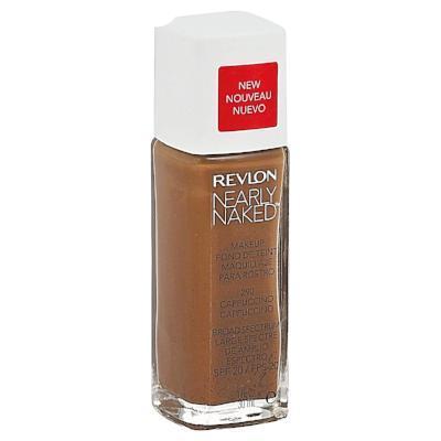 REVLON Nearly Naked Liquid Makeup Broad Spectrum, Cappuccino 290 - ADDROS.COM