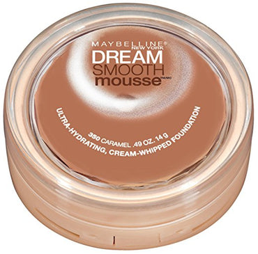 Maybelline Dream Smooth Mousse Foundation, 350 Caramel, 0.49 OZ - ADDROS.COM