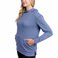 Champion Ladies' French Terry Hoodie - Light Blue (S) - ADDROS.COM