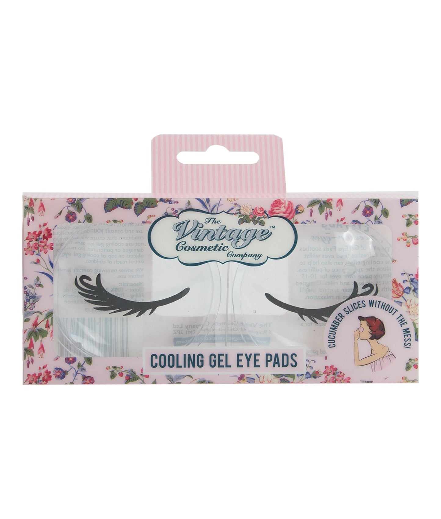 The Vintage Cosmetic Company - Cooling Gel Eye Pads - ADDROS.COM