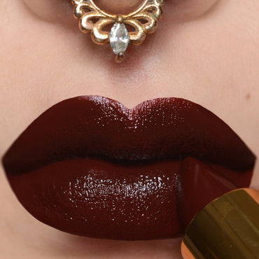 Sam Marcel Cosmetics Coco Satin Lipstick, Dark Brown