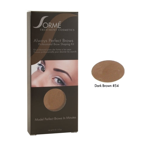 Sorme Cosmetics Always Perfect Brows - 54 Dark Brown - ADDROS.COM