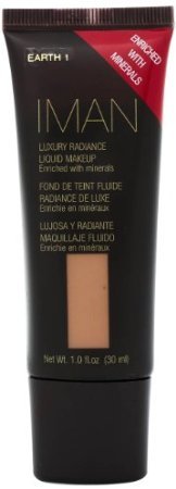 IMAN COSMETICS Luxury Radiance Liquid Makeup, Earth 1 - ADDROS.COM