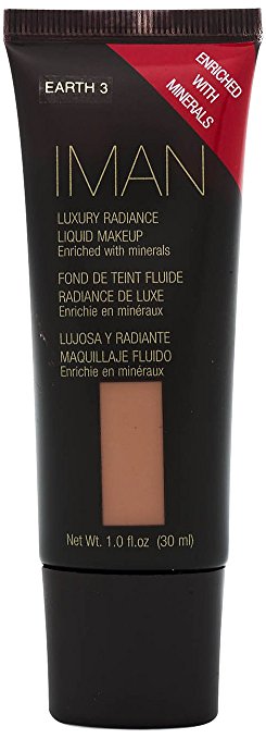 IMAN COSMETICS Luxury Radiance Liquid Makeup, Earth 4 - ADDROS.COM