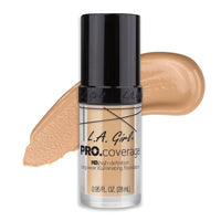 L.A. Girl Pro Coverage Liquid Foundation, Fair (642) - ADDROS.COM