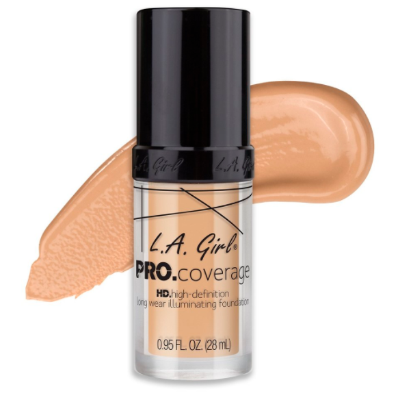 L.A. Girl PRO.Coverage HD Long Wear Illuminating Foundation - ADDROS.COM