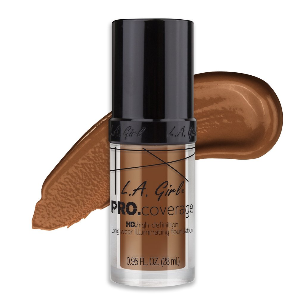 L.A. Girl Pro Coverage Liquid Foundation, Coffee - (654) - ADDROS.COM