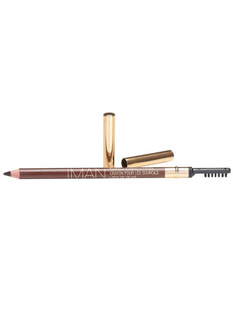 IMAN Perfect Eyebrow Pencil, Blackest Brown - ADDROS.COM