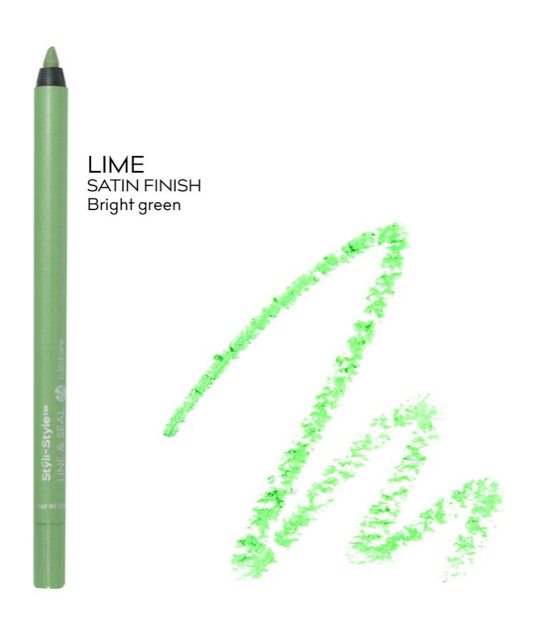 Styli-Style Line & Seal Semi-Permanent Eye Liner - Lime (ELS018) - ADDROS.COM