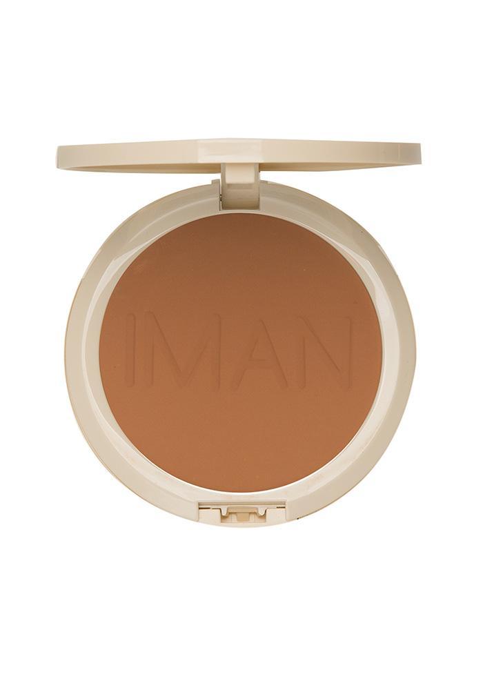 IMAN Oil-Blotting Pressed Powder, Medium - ADDROS.COM