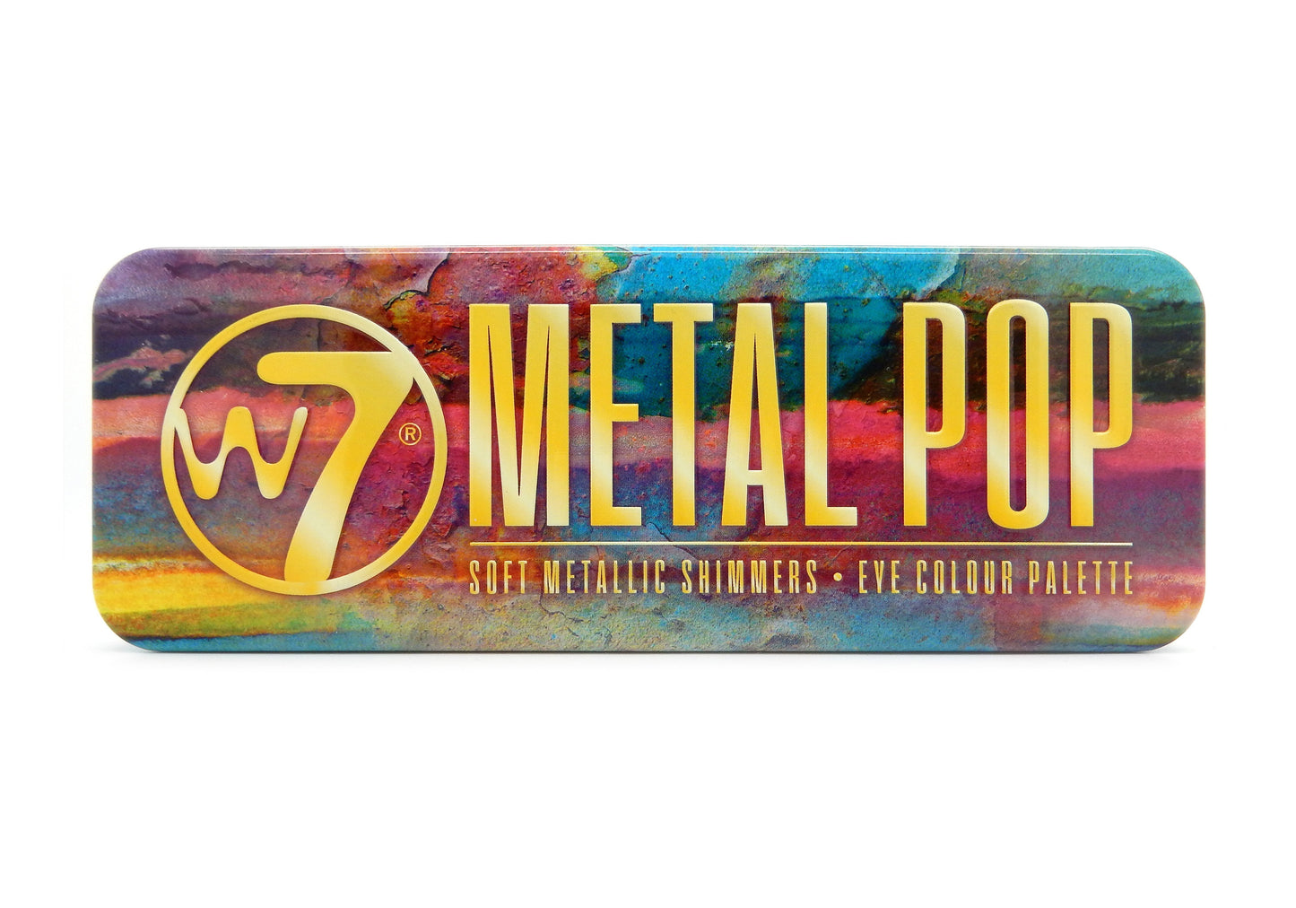 W7 COSMETICS Metal Pop -Metallic Shimmers Eyeshadow Palette - ADDROS.COM
