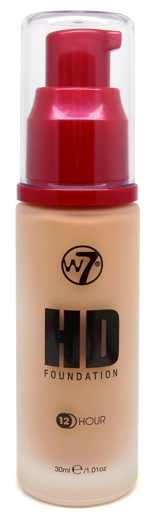 W7 COSMETICS High Definition (12 Hour) Foundation - 1.05 Fl Oz (30 ml) - ADDROS.COM