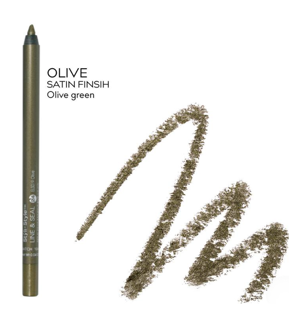 Styli-Style Line & Seal Semi-Permanent Eye Liner - Olive (ELS019) - ADDROS.COM