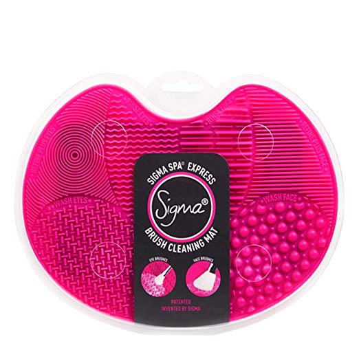 SIgma Beauty Express Brush Cleaning Mat - Pink - ADDROS.COM